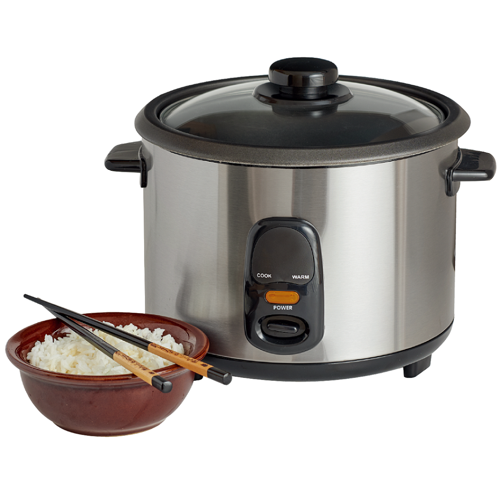 Electric Cylinder Rice Cooker 1.8L 700W Kitchenware Home Appliance