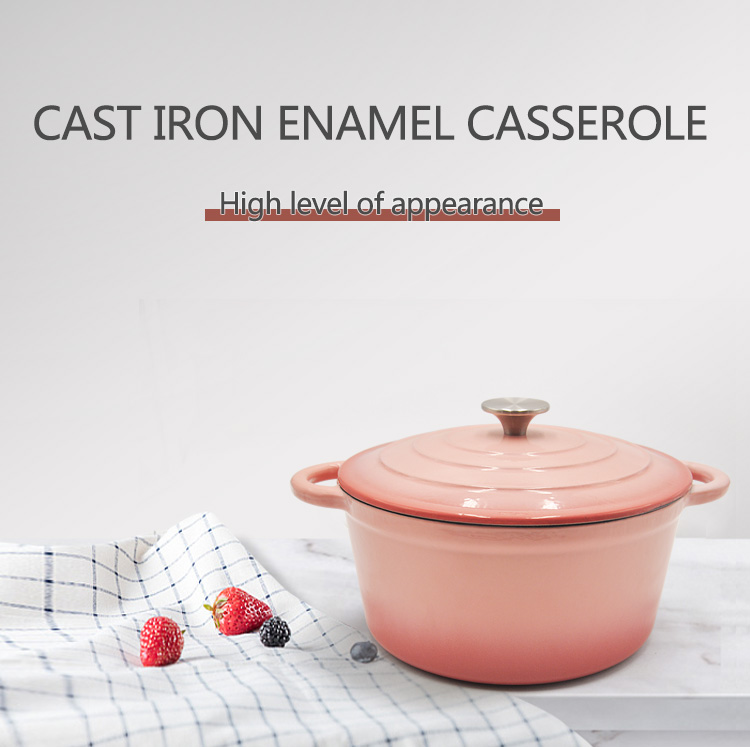 Enamel cast iron dutch oven