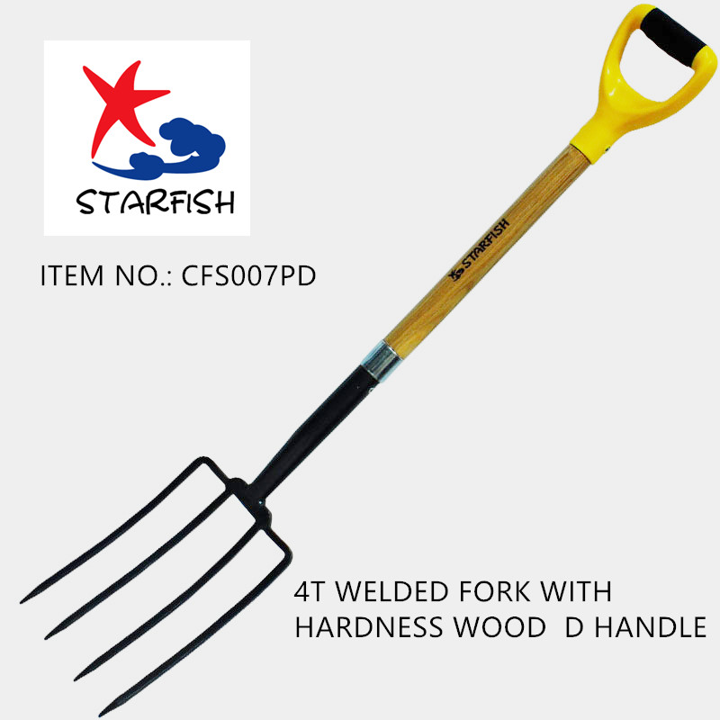 Fork With Wood D Handle