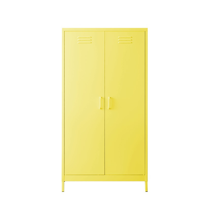Steel 2-door high-foot office wardrobe lockers