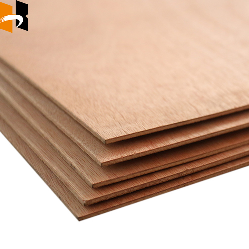 Application Bathroom Furniture Cabinet Bintangor Okome Sapele Commercial Plywood
