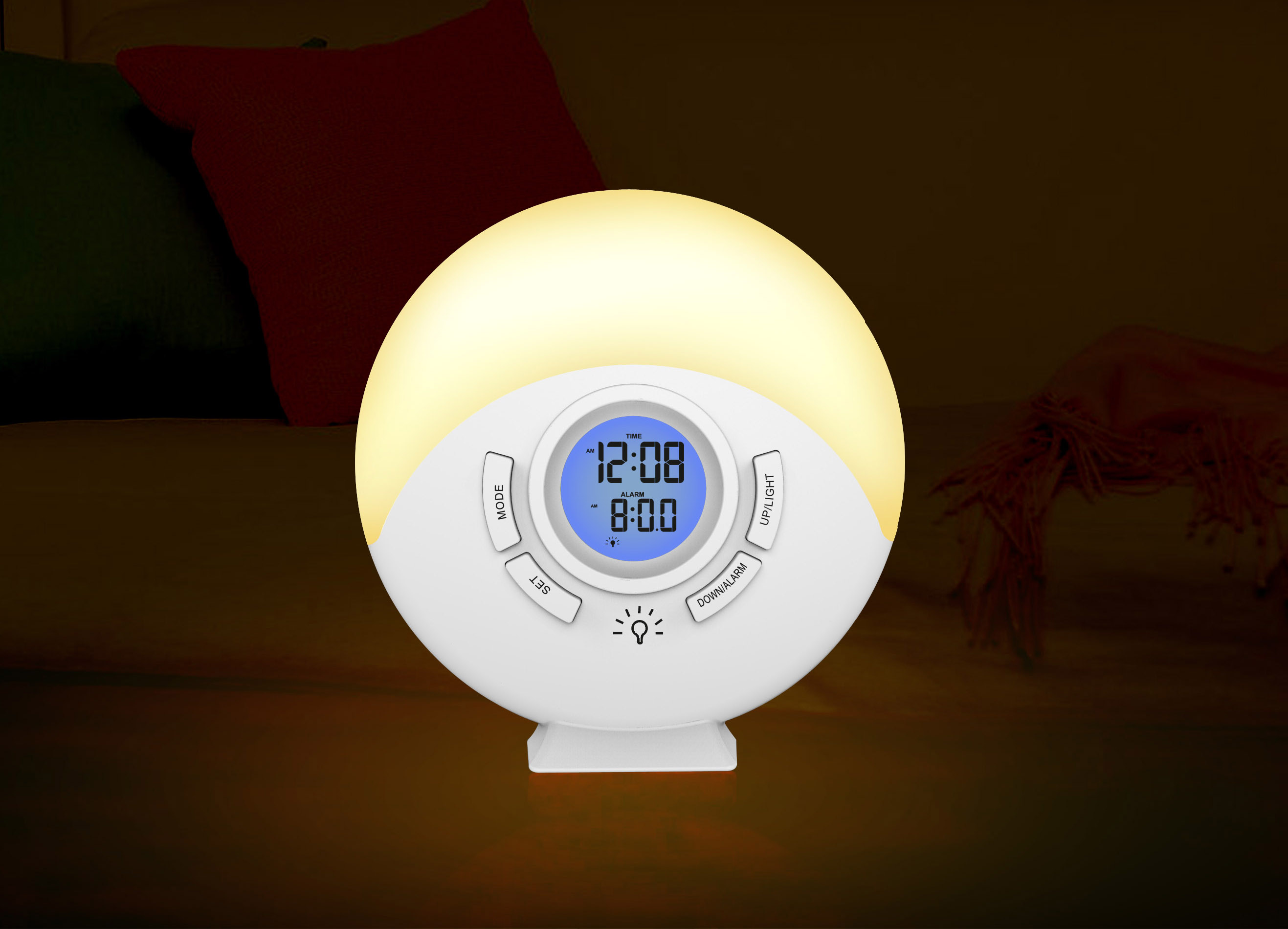 Wakeup alarm clock