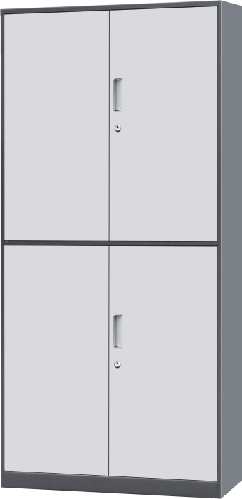 Slim frame 4 door office cupboard