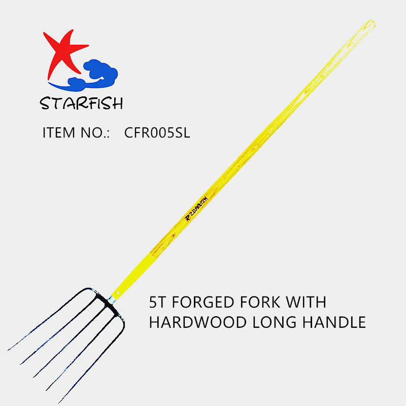 5t Fork Wiht Long Wood Handle