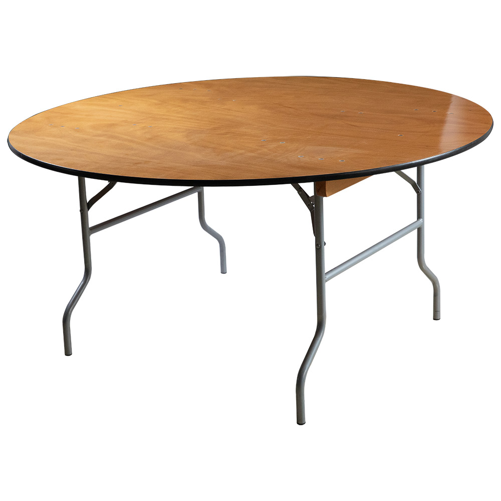 Plywood folding table