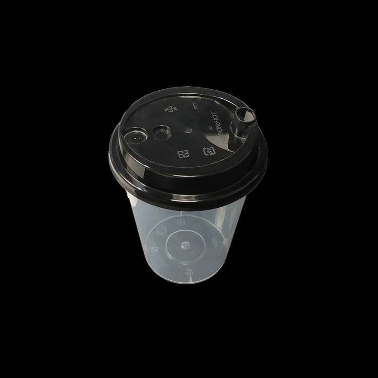 China Canton Fair Yiqiang KY 90-360 Disposable Plastic Water / Milk Tea / Juice Cup With Cup Lid Manufacturer