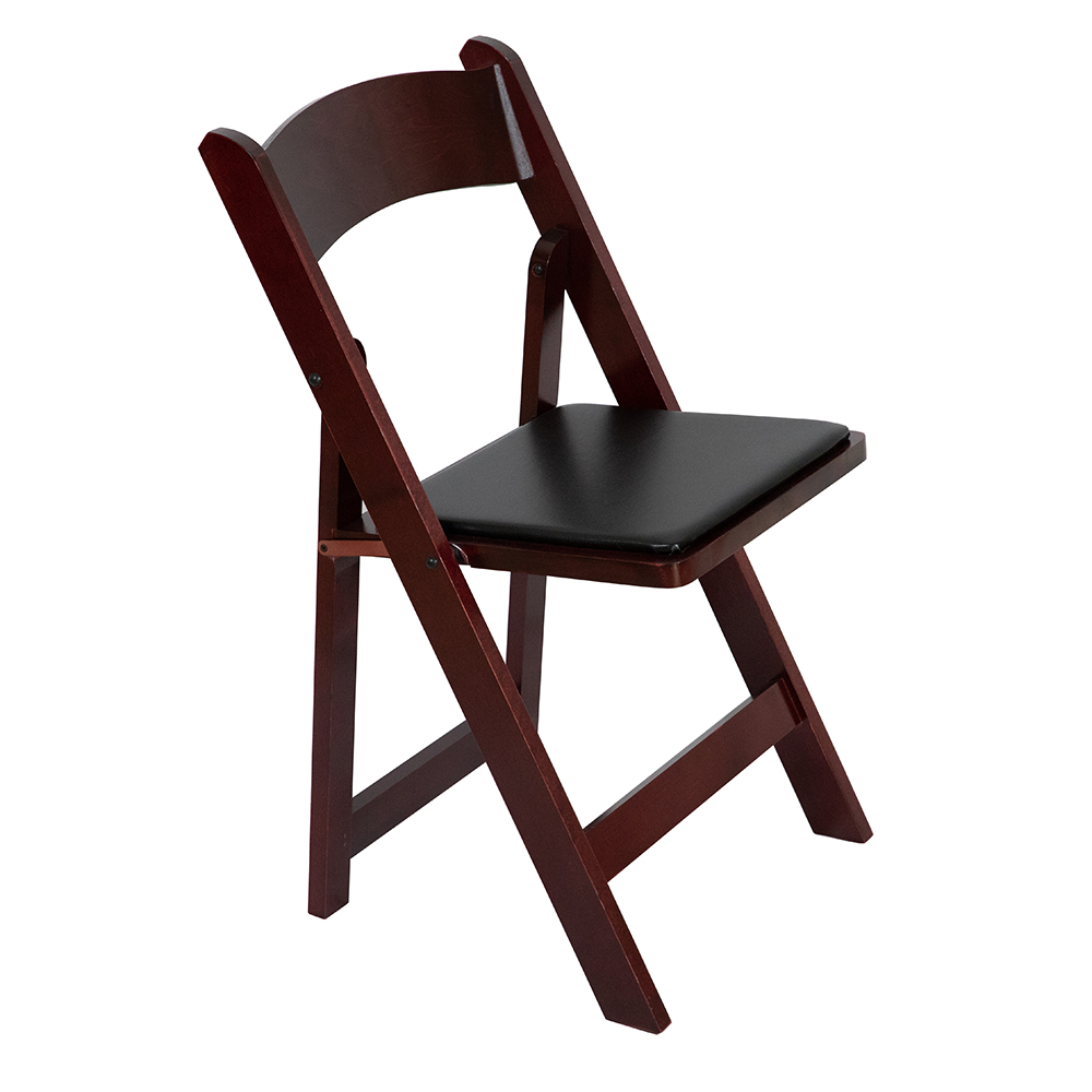 Wood folding chair