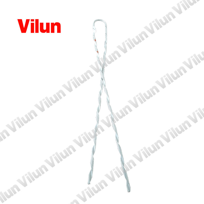 Vilun Helical guy end grip for stay wire