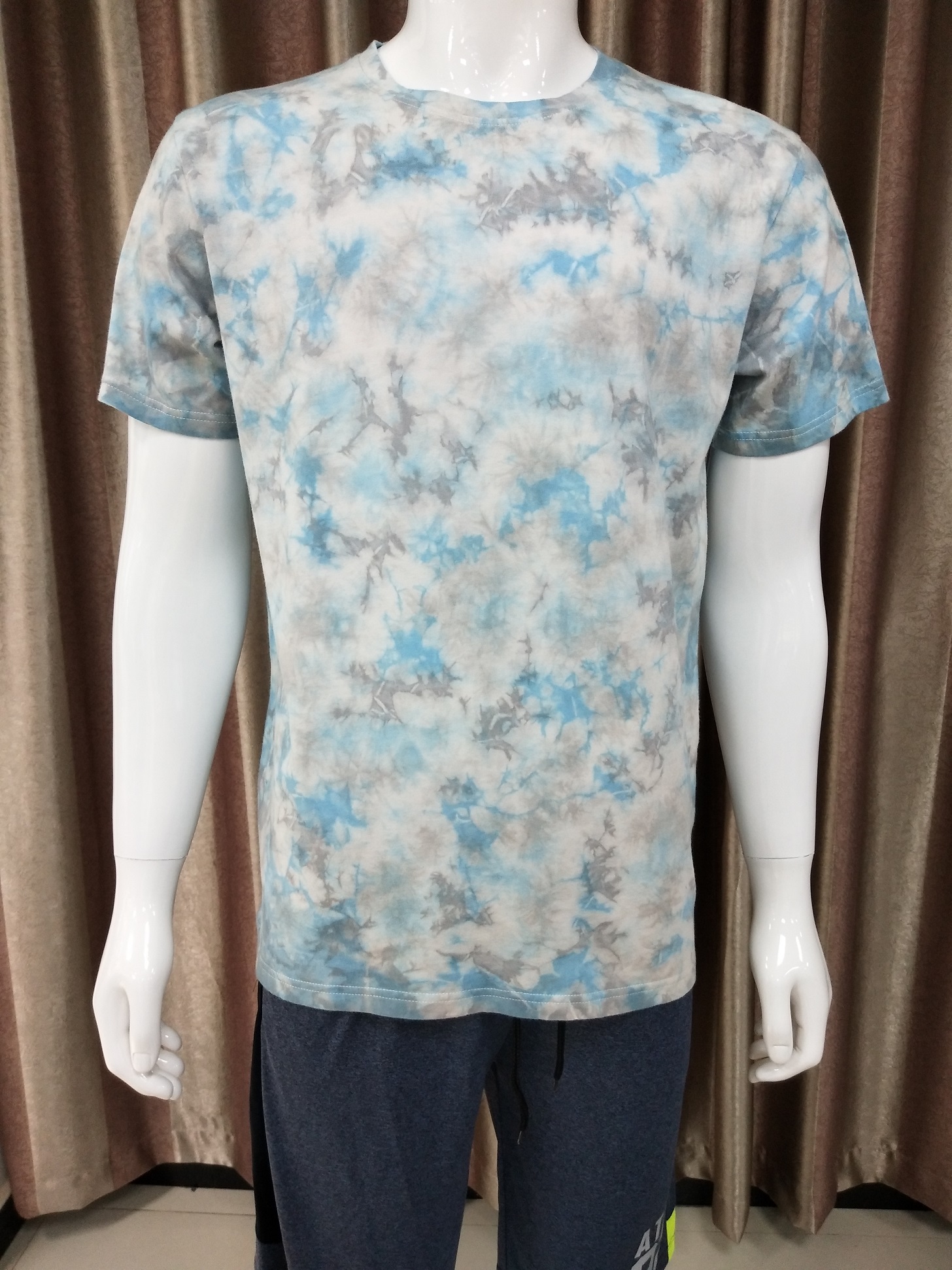 190gsm 100% cotton tie dyed short sleeve adult T shirt