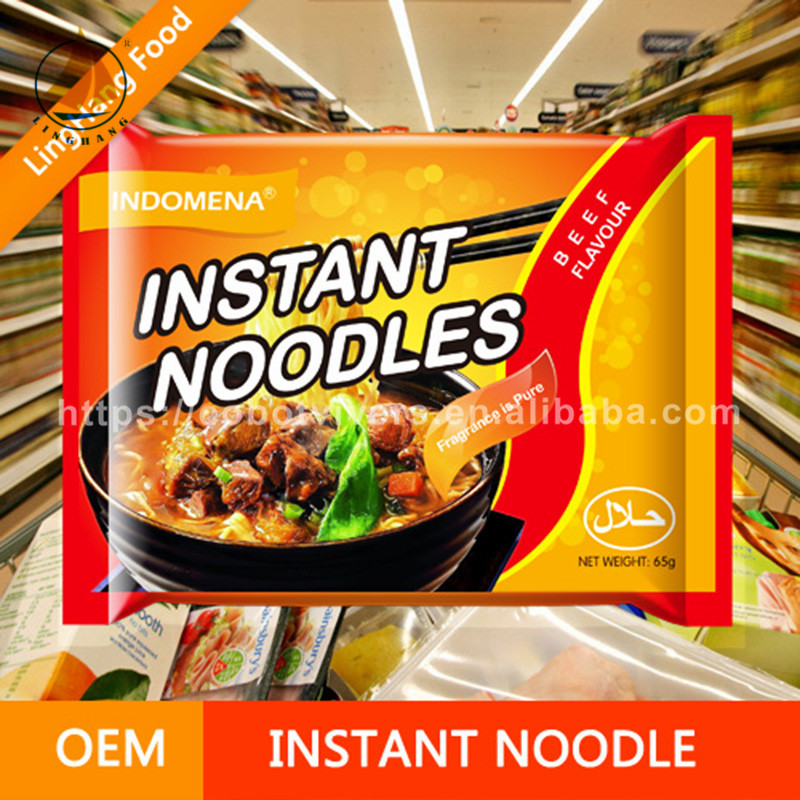 Beef Flavor Instant Noodles