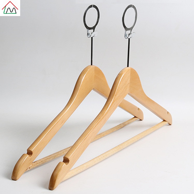 Hotel anti-theft wooden hangers