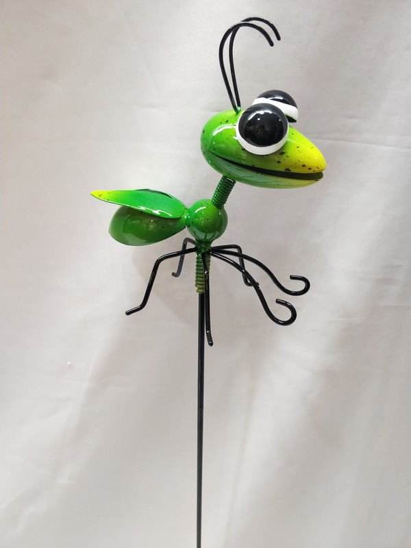 Garden Metal Mantis Stick
