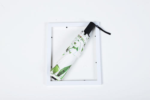 23inches 8ribs manual folding windproof umbrella with custom printing