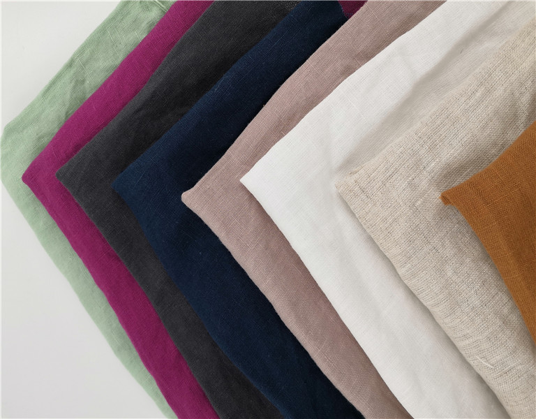 washed 100% linen fabric width 280cm