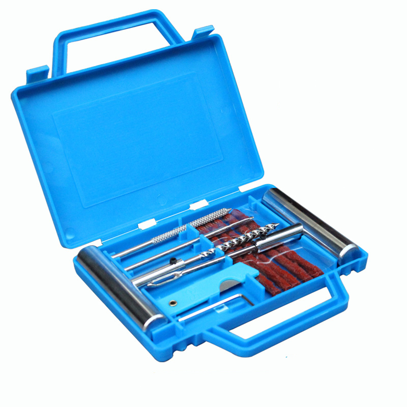 11Pcs Car Motorcycle Bike Emergency Tubeless Tire Puncture Repair Kit Set Car Tyre Repair Kit