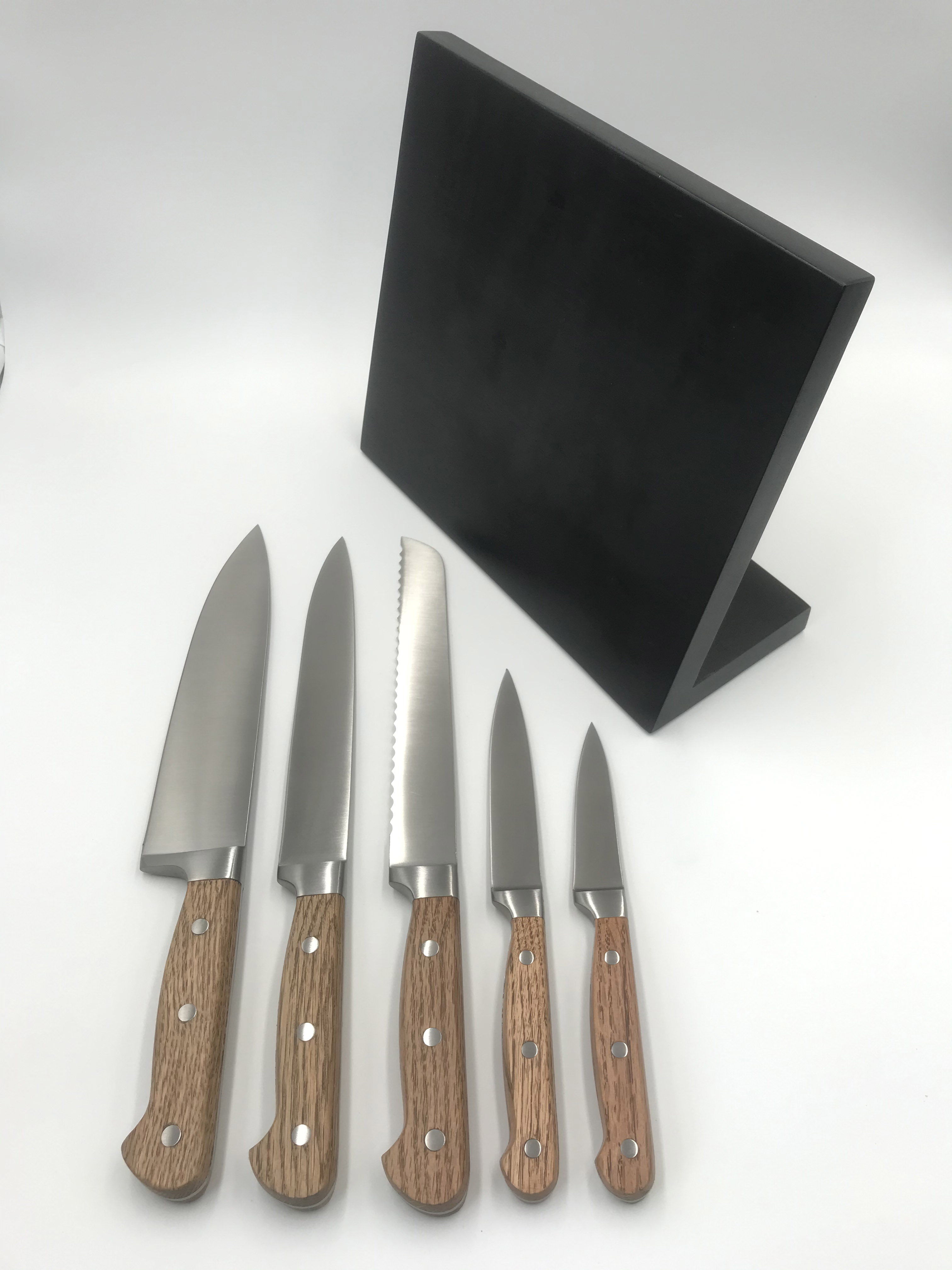 6 Pieces Wooden Handle Kitchen Knife Set