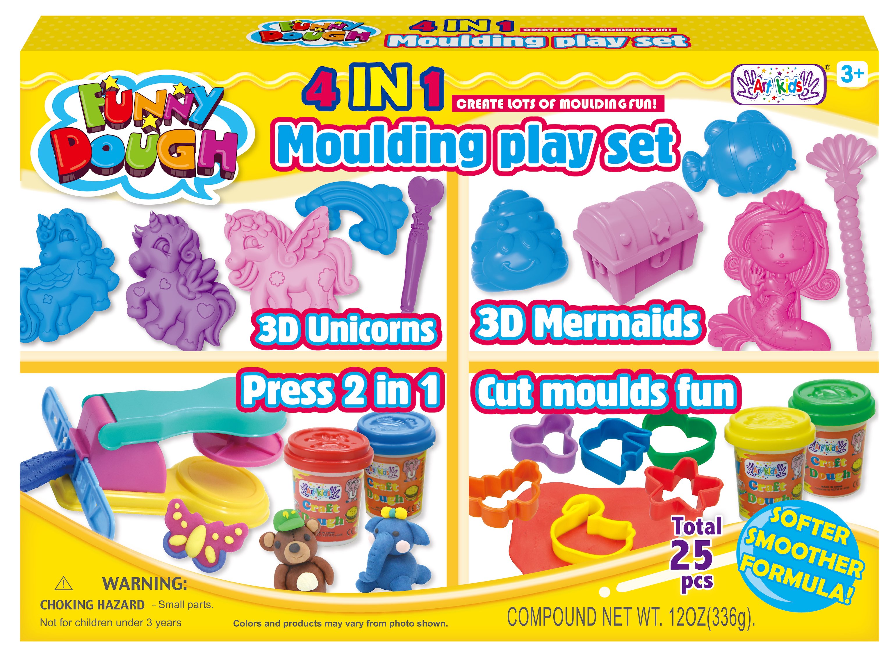 Play Dough 4 In 1 Moulding Play Set