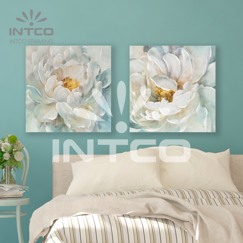 Canvas-Single Hand Painted Peony