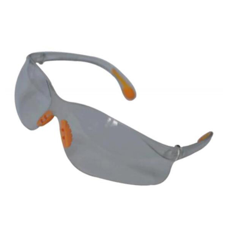 #304 CE EN166 Approved Medium Impact Resistance Safety Glasses with Clear Lens