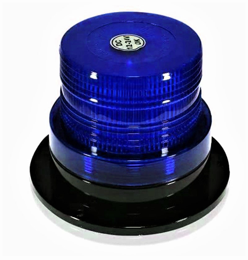 warning light blue