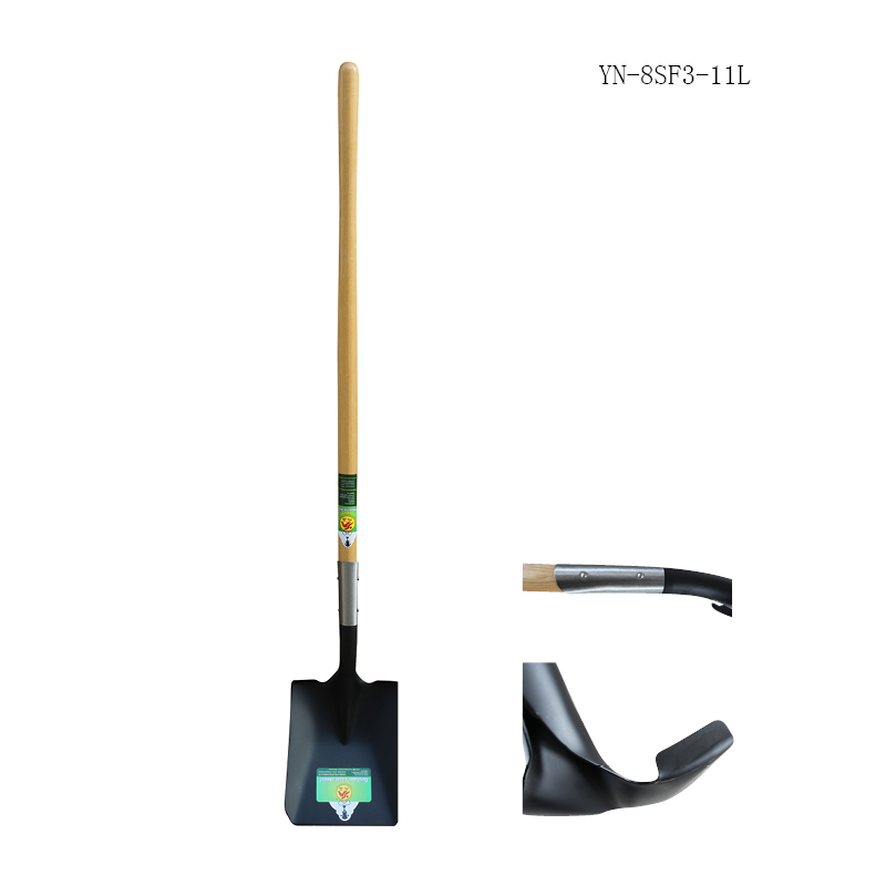 Square shovel with 48" long handle