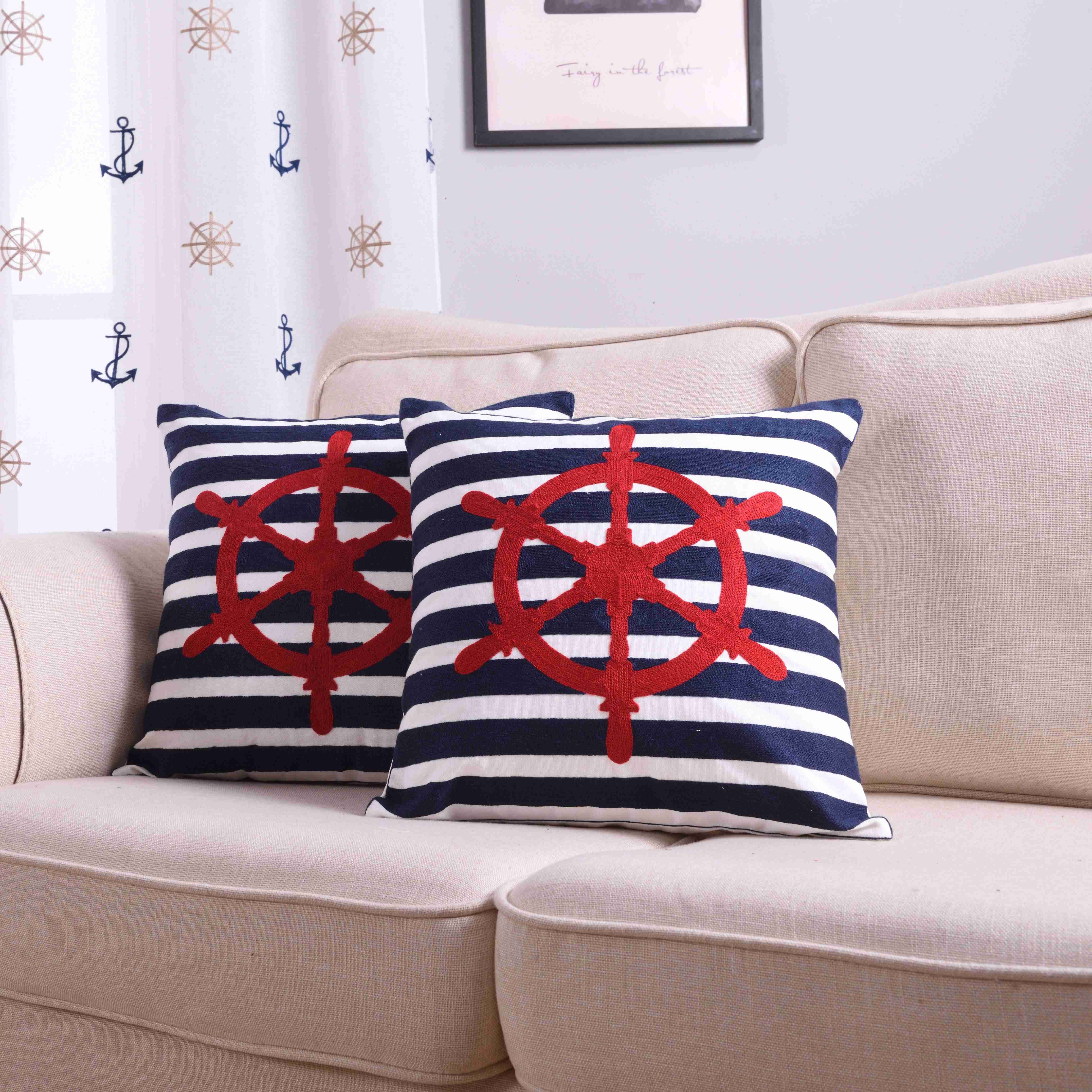 Sailor cushion cover