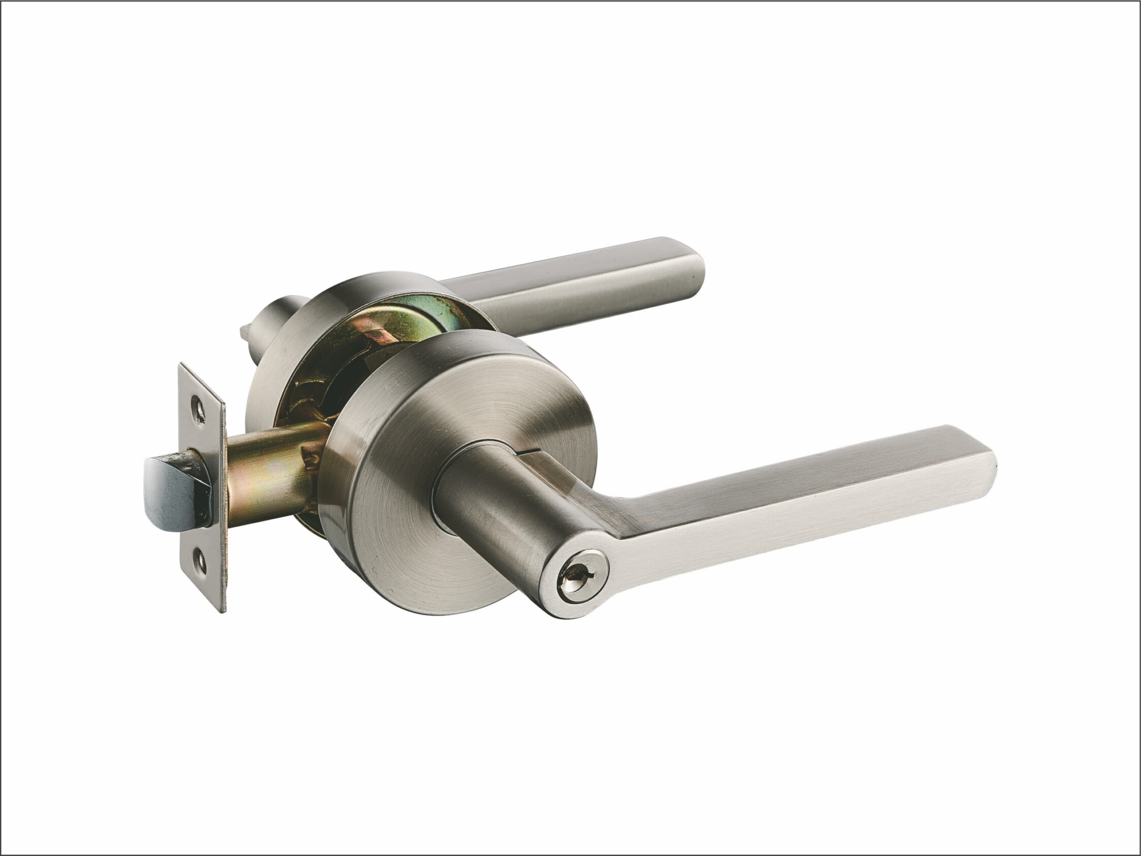 Tubular lever lockset (entrance function)