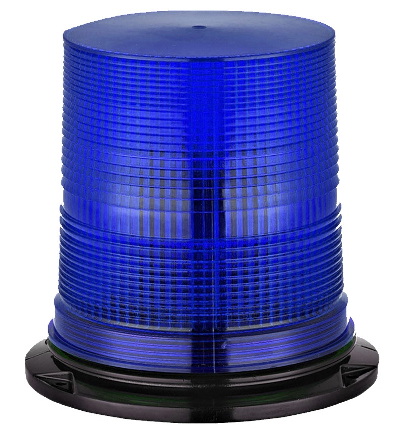 Blue warning light for heavy duty