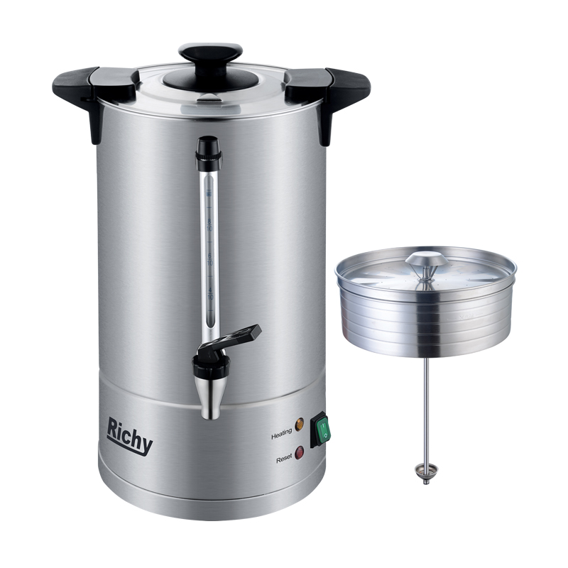 Shunde Hot selling stainless steel electric hot 12L 80 cup coffee urn coffee percolator