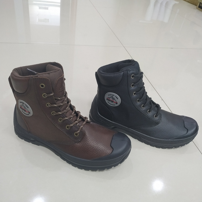 Leather shoes for men, safety shoes