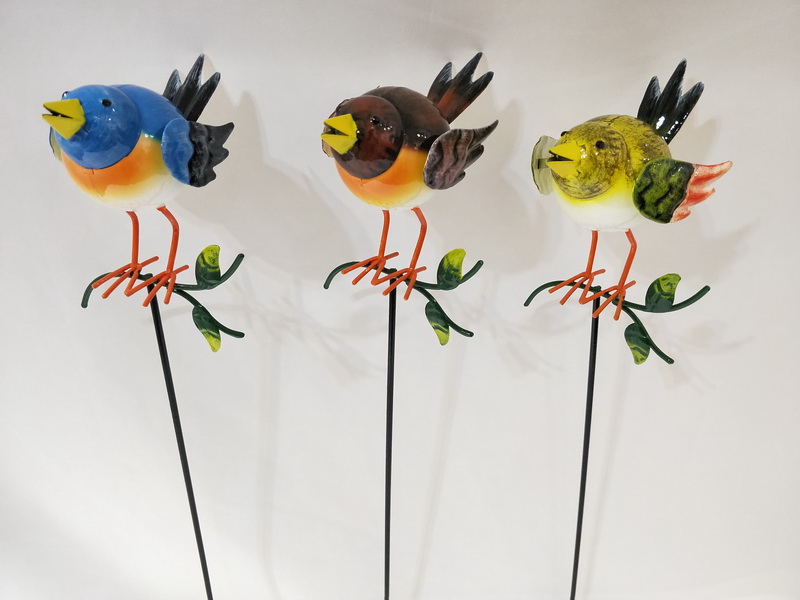Garden Metal Bird Stick