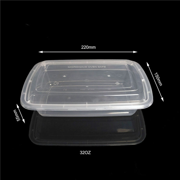 China Canton Fair Yiqiang A78 Disposable Plastic Takeaway Microwavable Transparent One Compartment Bento Lunch Food Container Box Manufacturer