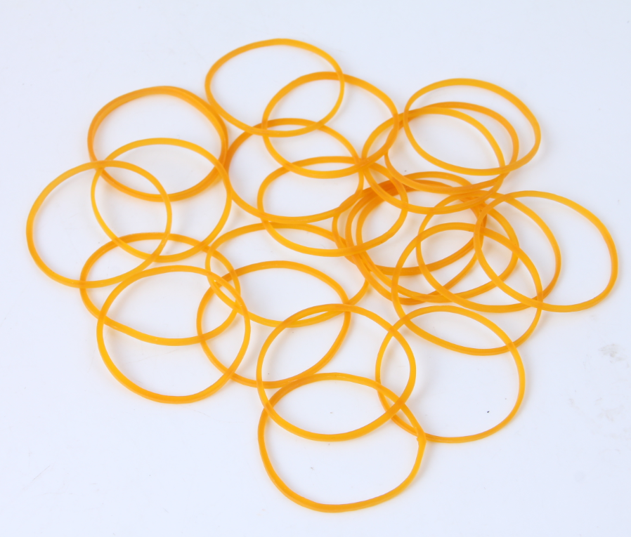 #32 Rubber bands,Clear yellow rubber bands,Elastic,Office supplies rubber bands