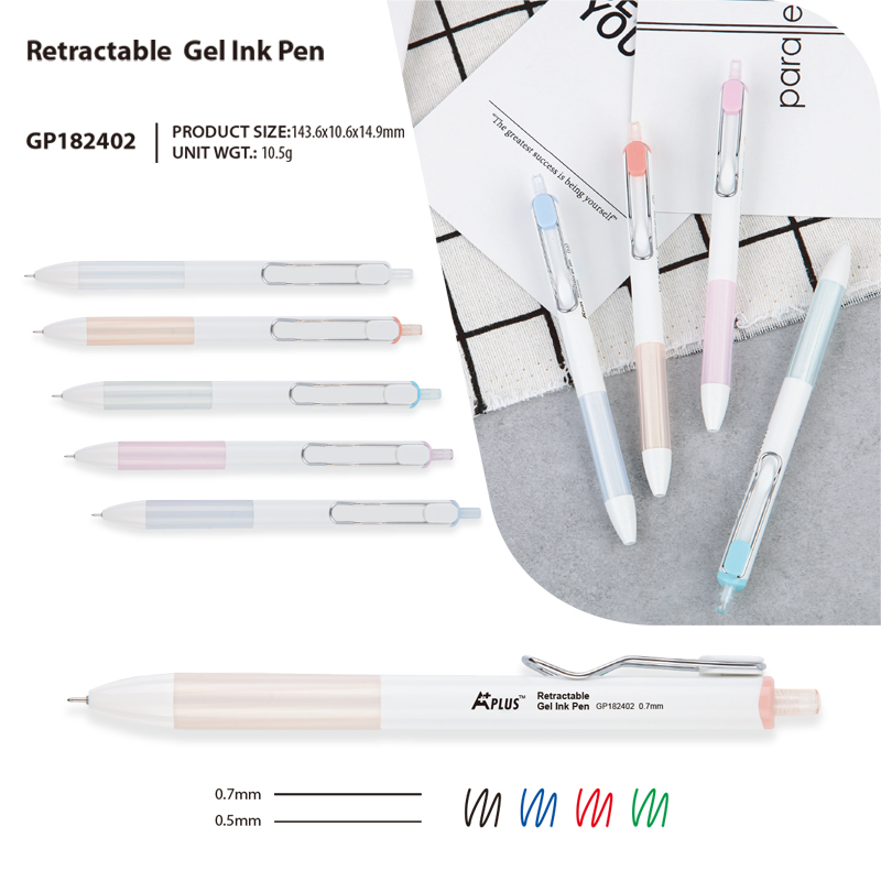 Retractable Gel Ink Pen