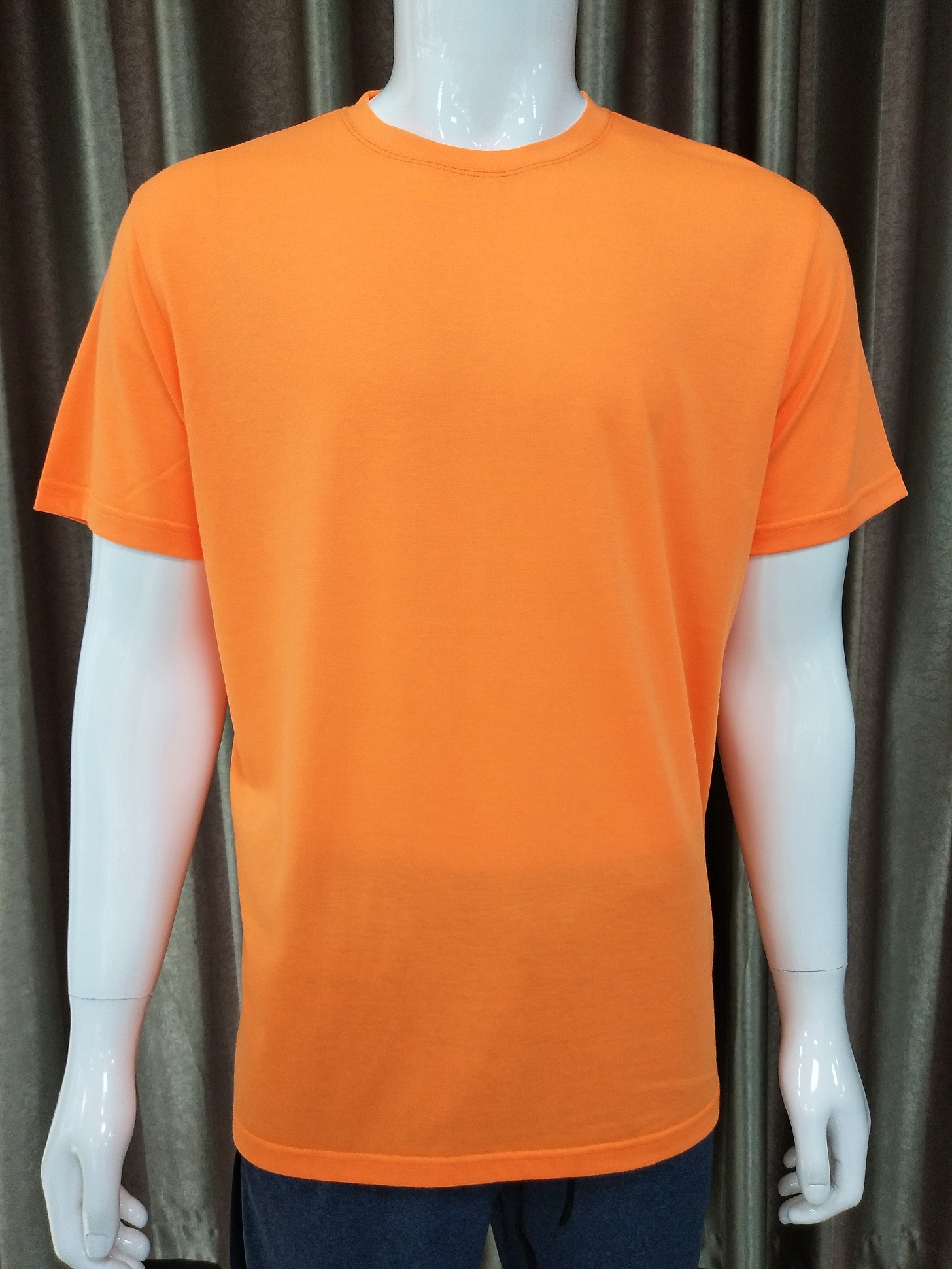 180gsm 100% combed cotton flat sleeve T shirt