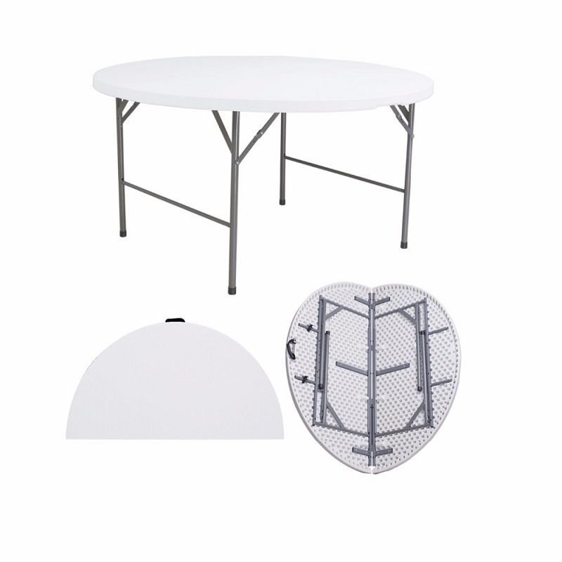 5ft Round Folding In Half Table