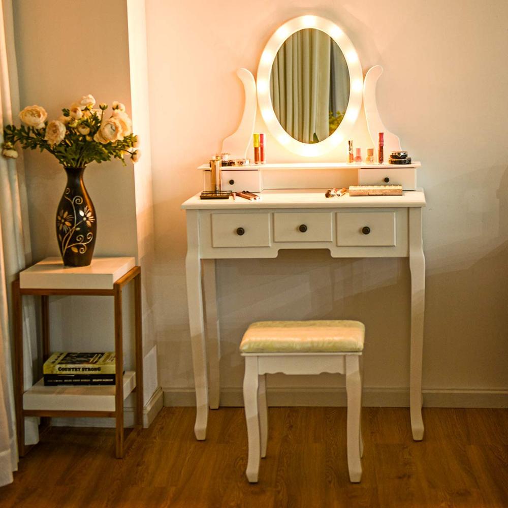 LED light vanity dressing table