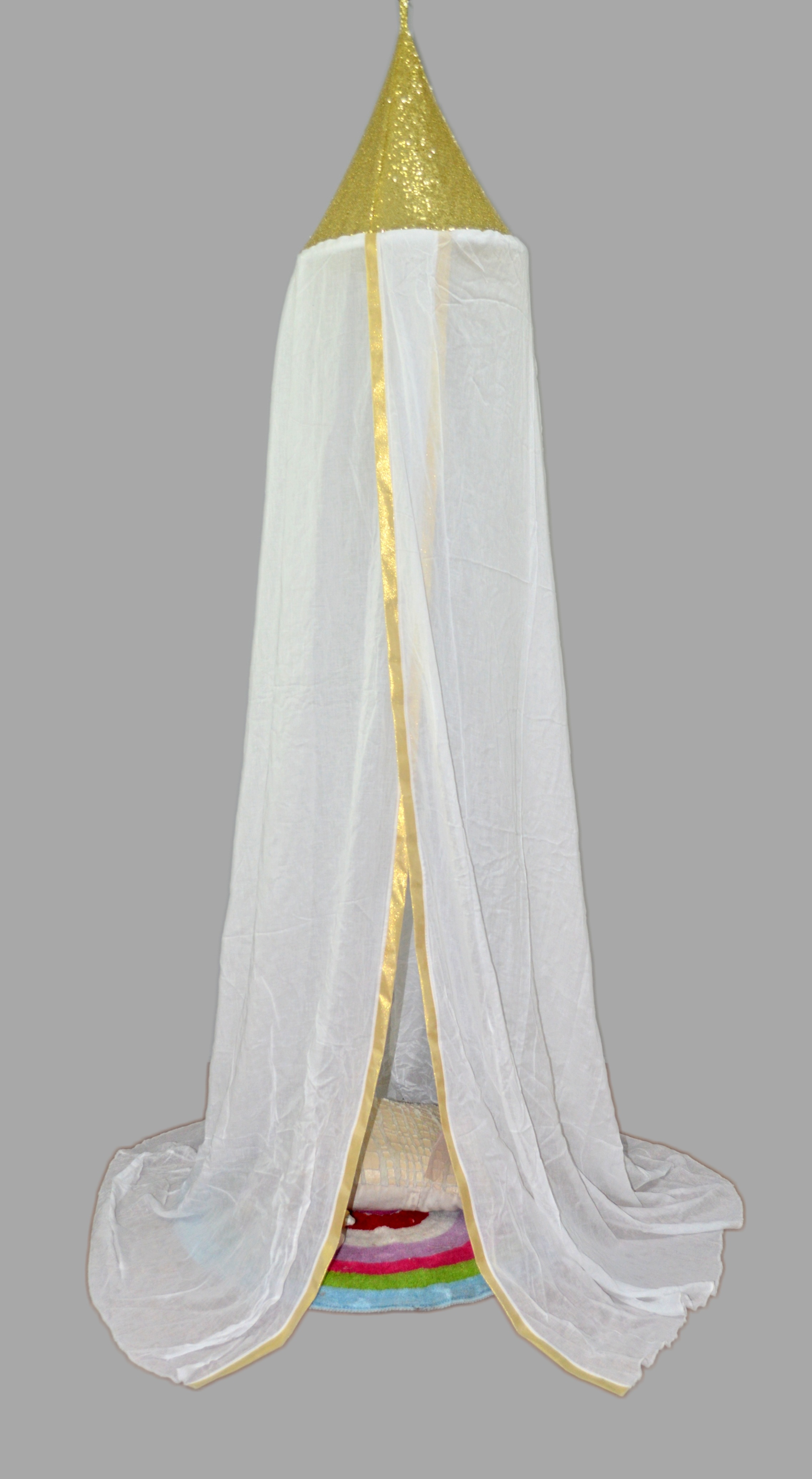 Gold Sequin Mosquito net