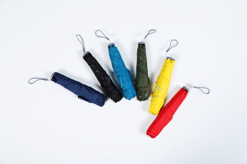19 inches* 5 ribs three folding light umbrella
