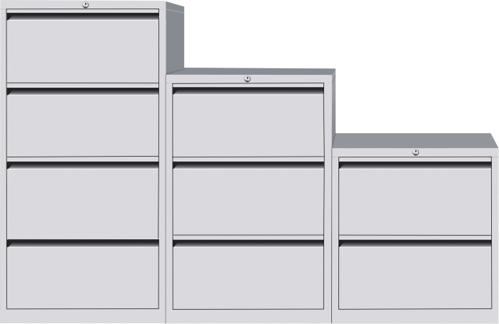 2/3/4 drawer lateral filing cabinet