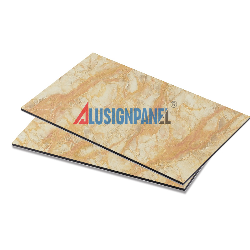 anti-scratch outdoor Wooden & Stone Aluminum Composite Panel high standard