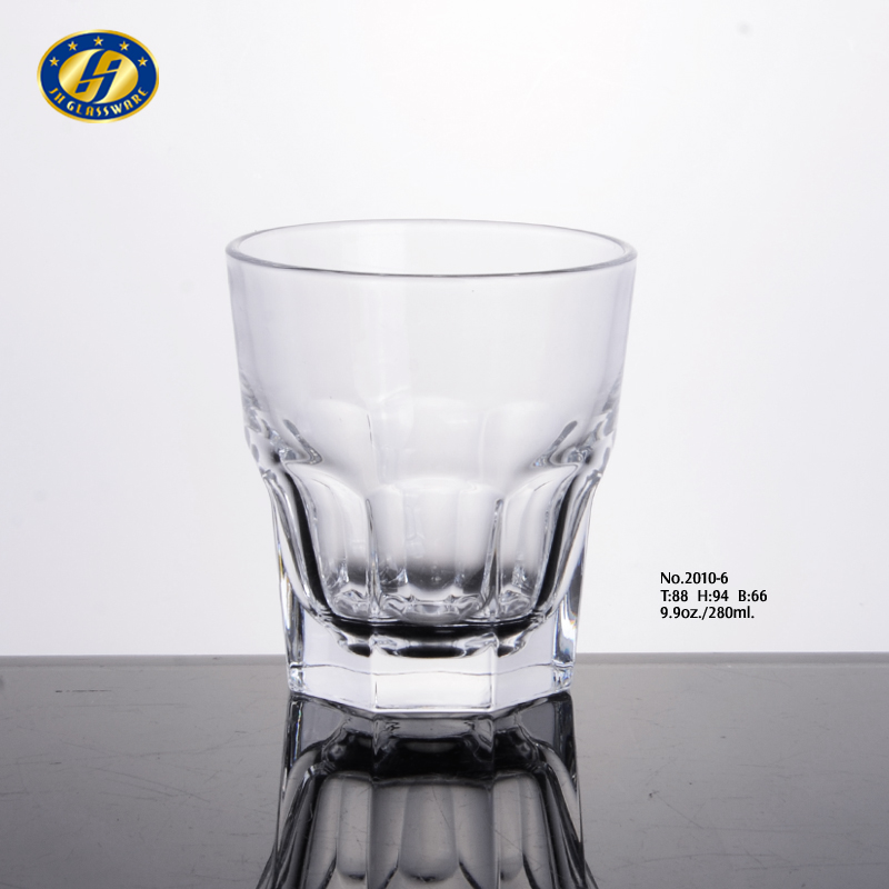 10oz Rock Style Glass Tumbler