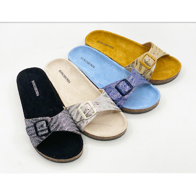 Soft Single buckles Classic Women's Cork Sandals