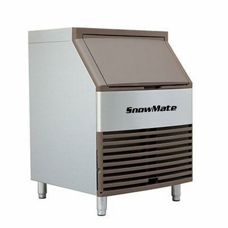 Undercounter Flow water 100kgs Cube Ice Machine For Food Processing