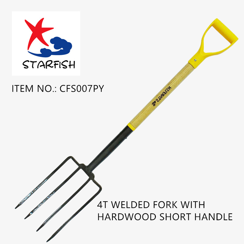Fork With Wood Short Handle
