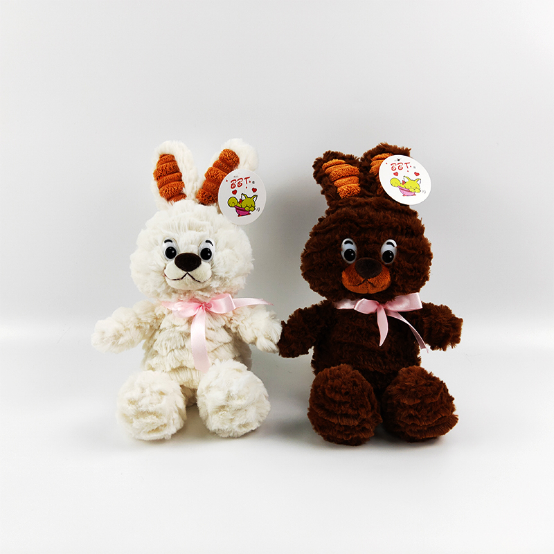 Plush cute rabbit toy soft stuffed rabbit for Easter Day
