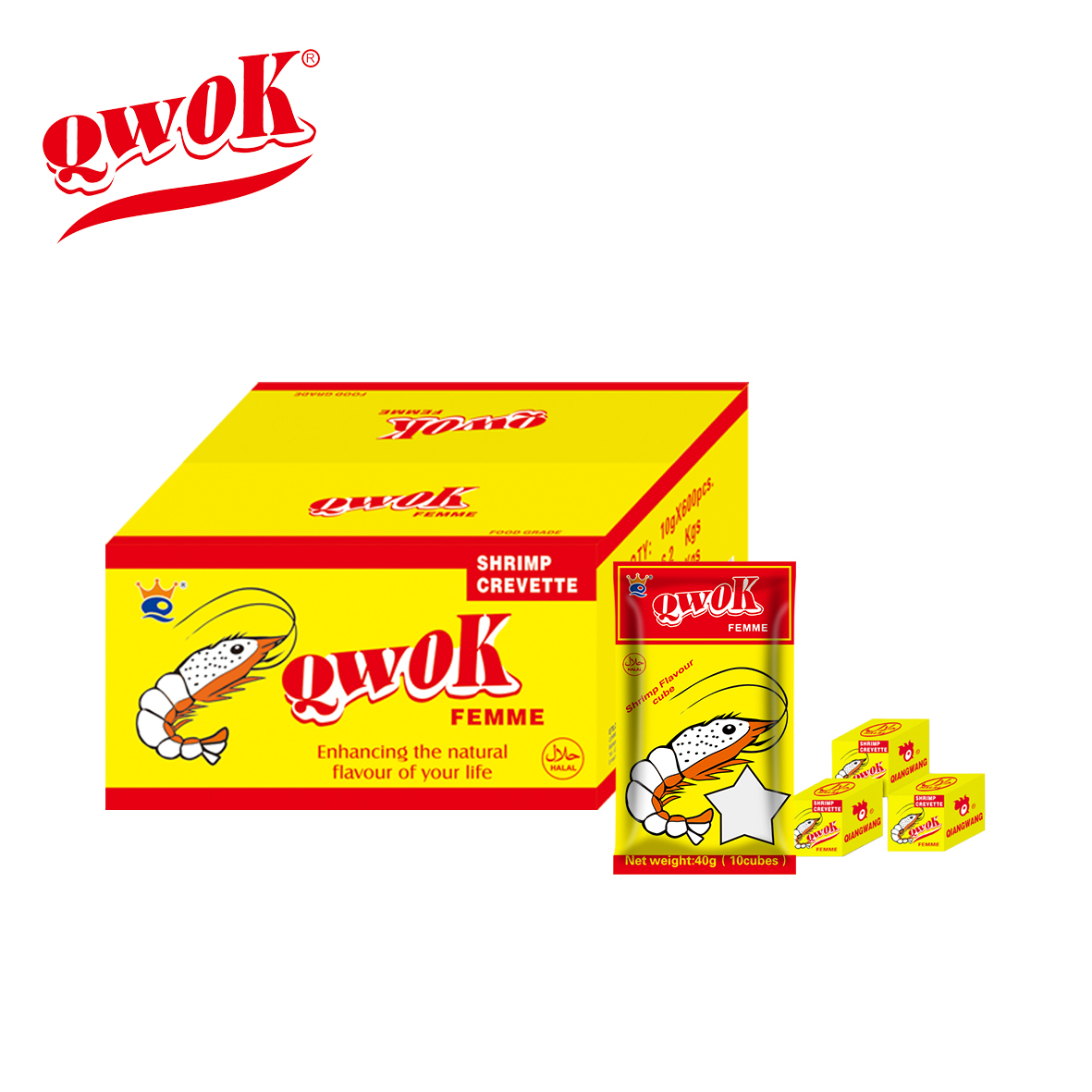 4g shrimp bouillon cube seasoning cube