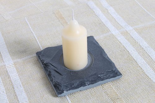 Slate Candle Holder