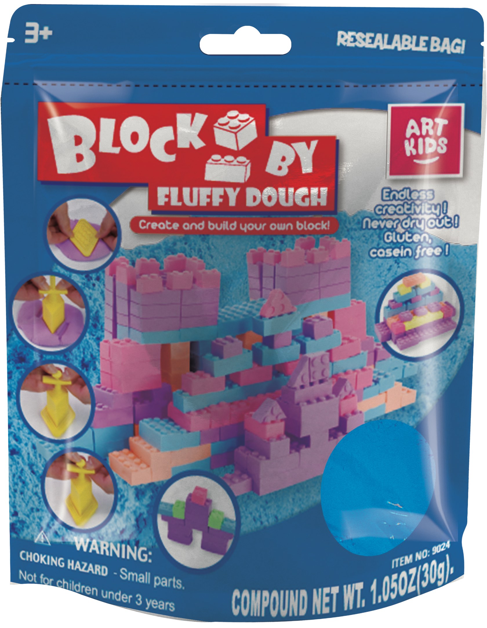 block BY FLUFFY DOUGH(30G)/POLYBAG