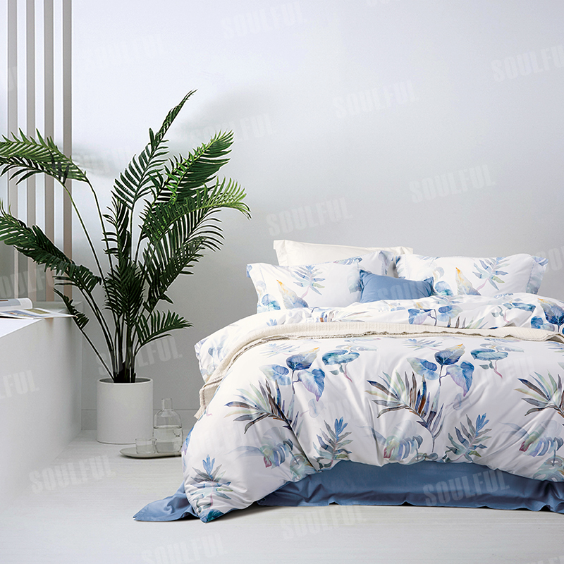 100%Cotton,300tc Sateen,Printing Bedding Set